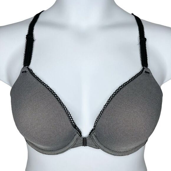 Set of TWO B.Tempt'd by Wacoal b.charming Lace Racerback T-Shirt Bra sz 38C bras - Picture 2 of 9